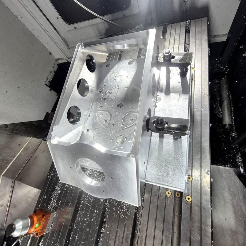 Miniature CNC machined component for electronics prototype India